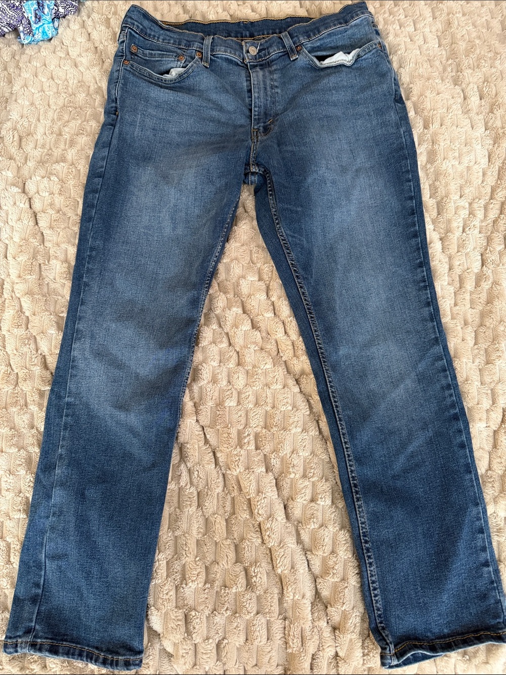 Levi's 511 Blue Denim Straight Jeans